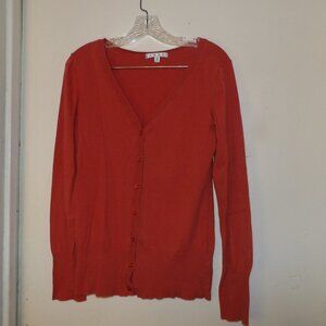 CAbi Women's V-Neck OrangeCardigan
